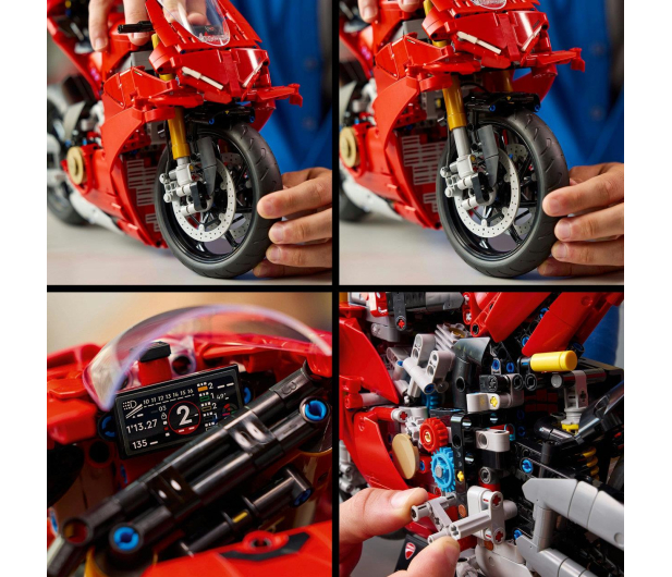 LEGO Technic 42202 Motocykl Ducati Panigale V4 S - 1298077 - zdjęcie 13